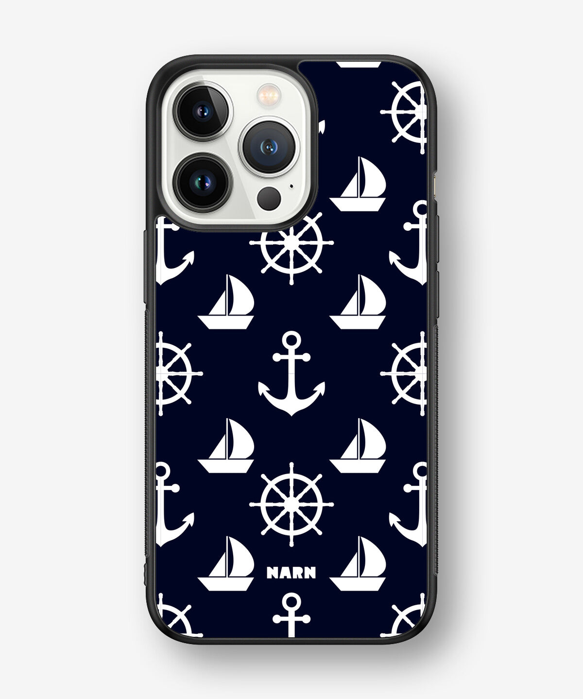 iPhone 13 Pro Hard Case – Deep Blue Voyage - View 1