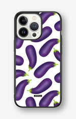 iPhone 13 Pro Hard Case – Eggplant Pattern - View 1
