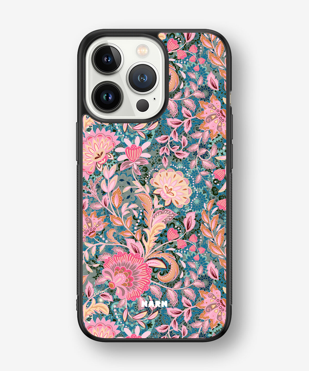 iPhone 13 Pro Hard Case – Fantasy Flowers - View 1