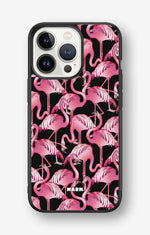 iPhone 13 Pro Hard Case – Flamingos - View 1