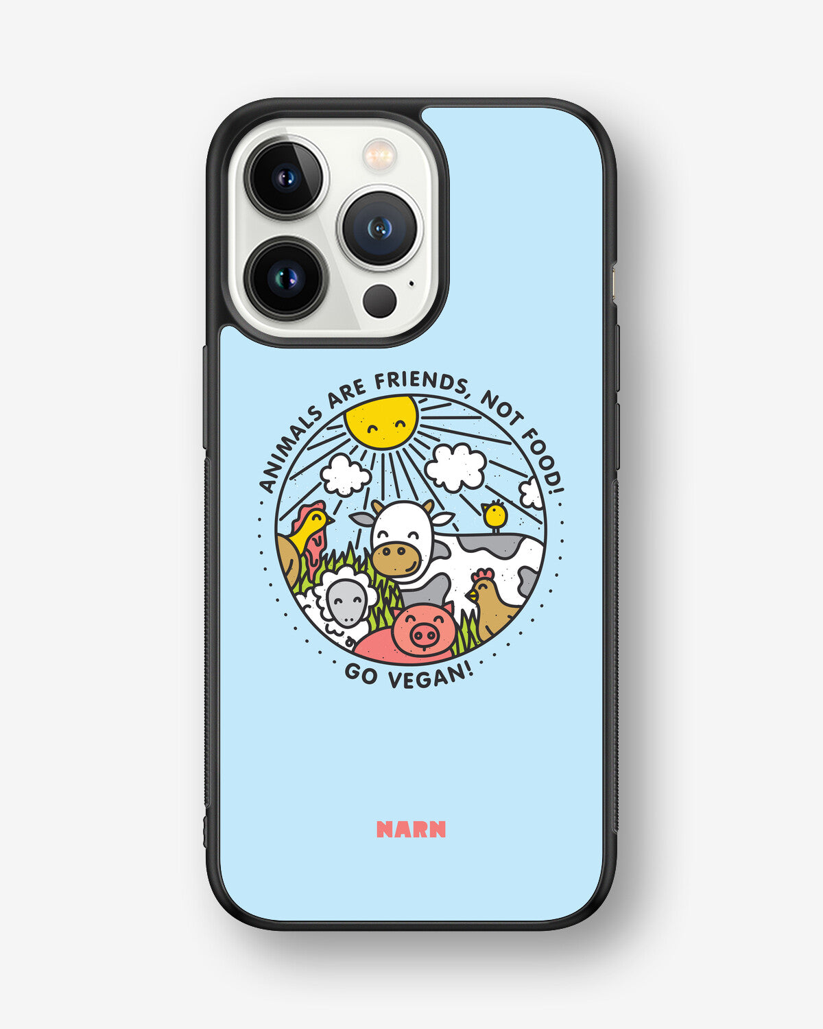 iPhone 13 Pro Hard Case – Friends, Not Food - View 1