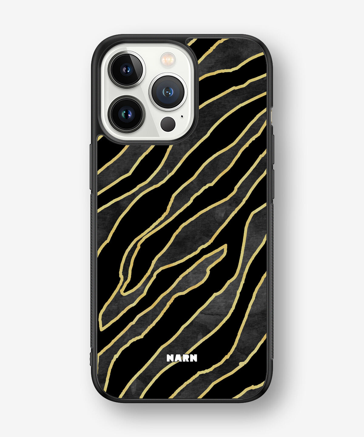 iPhone 13 Pro Hard Case – Golden Zebra - View 1