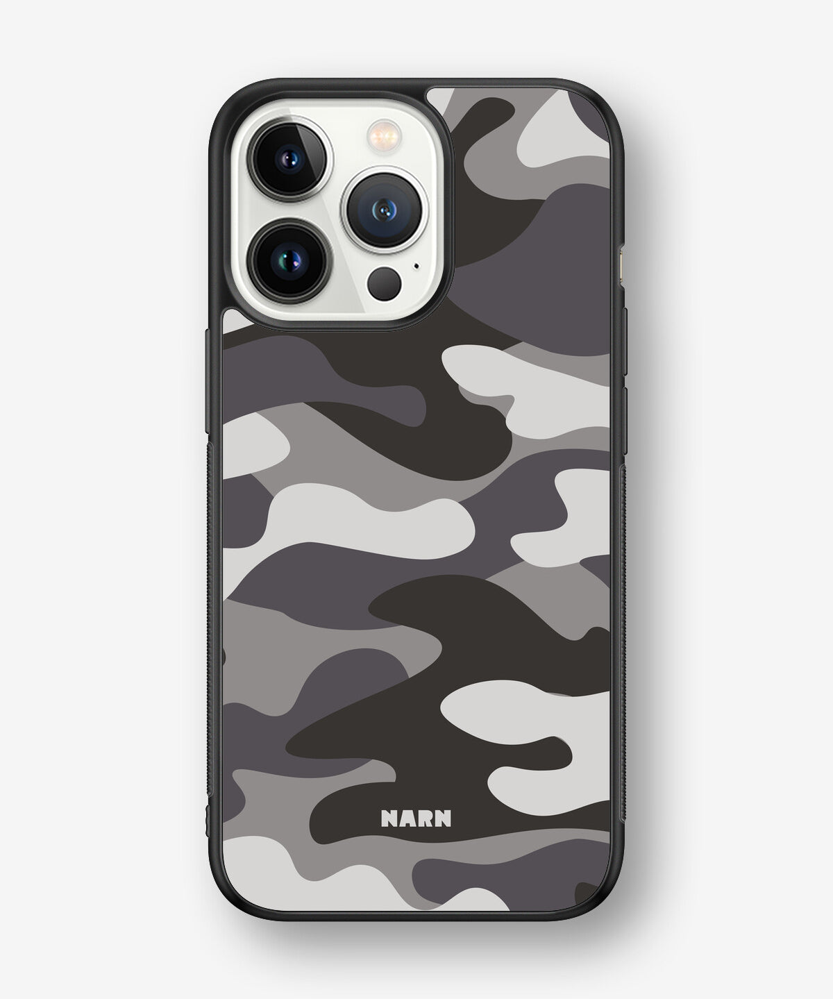 iPhone 13 Pro Hard Case – Grey Camo - View 1