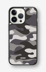 iPhone 13 Pro Hard Case – Grey Camo - View 1