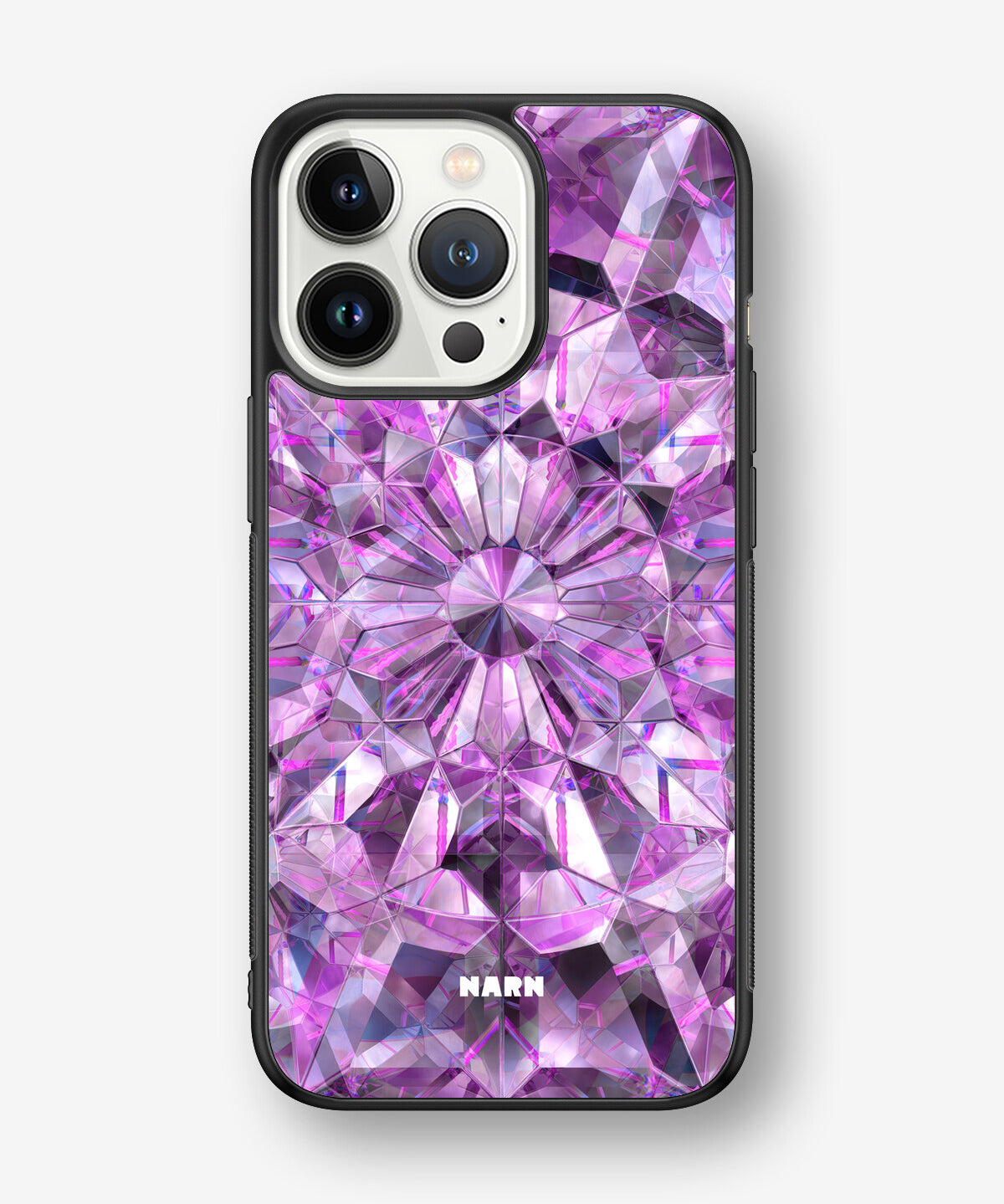 iPhone 13 Pro Hard Case – Lavender Crystals - View 1
