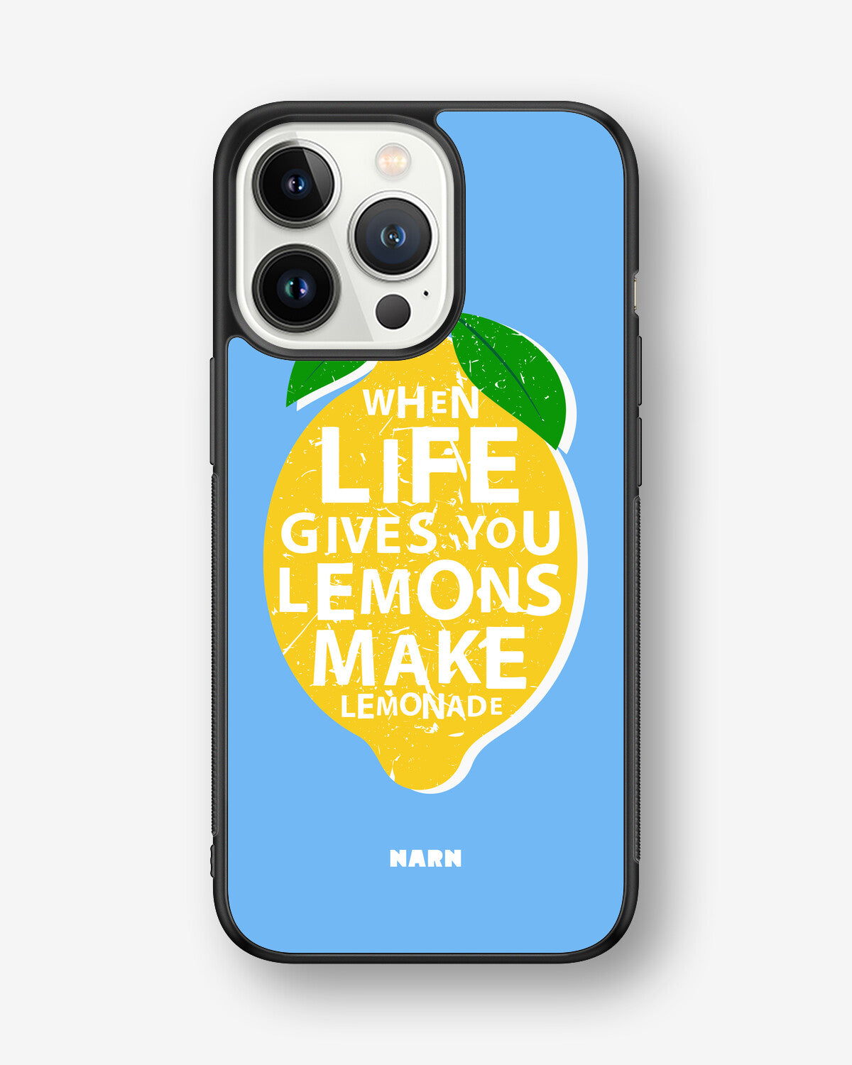 iPhone 13 Pro Hard Case – Lemon Quote - View 1