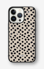 iPhone 13 Pro Hard Case – Marble Dots - View 1