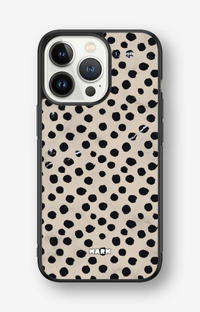 iPhone 13 Pro Hard Case – Marble Dots - View 1