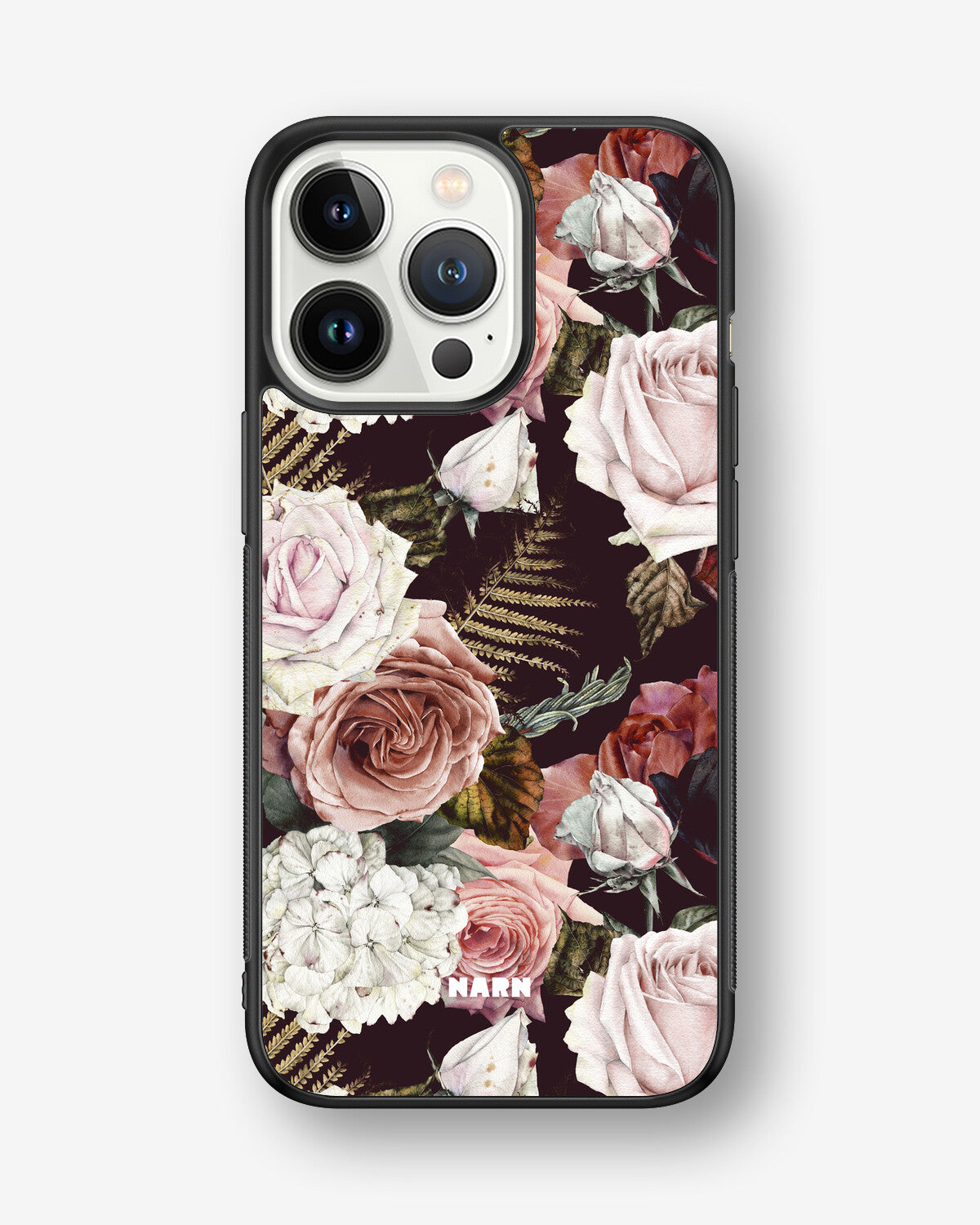 iPhone 13 Pro Hard Case – Midnight Roses - View 1