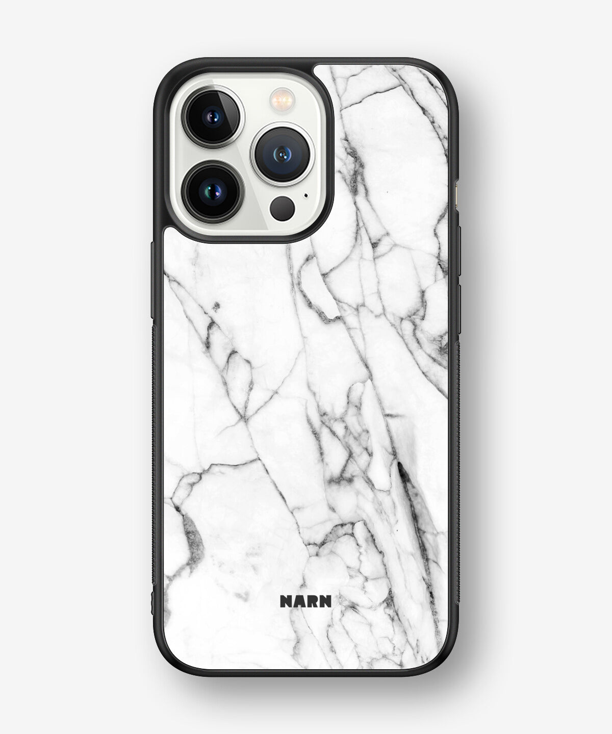 iPhone 13 Pro Hard Case – Milky Marble - View 1