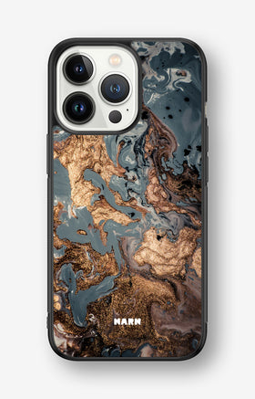 iPhone 13 Pro Hard Case – Molten Gold - View 1