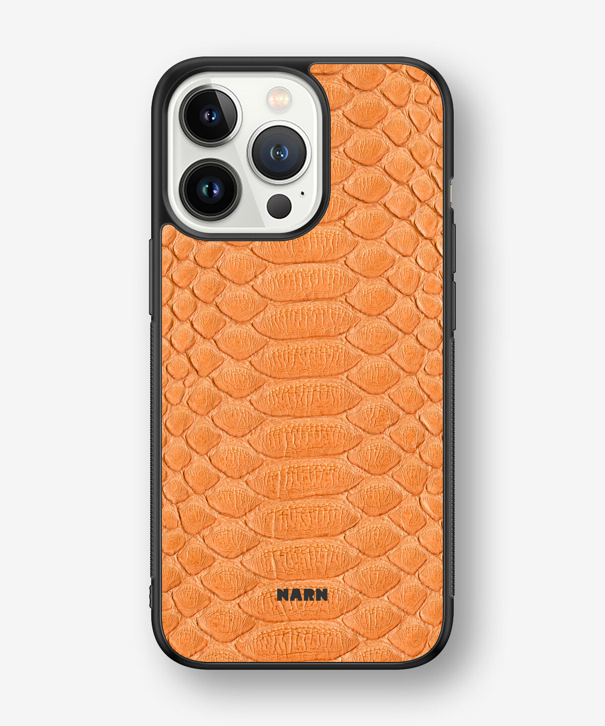 iPhone 13 Pro Hard Case – Orange Snake - View 1