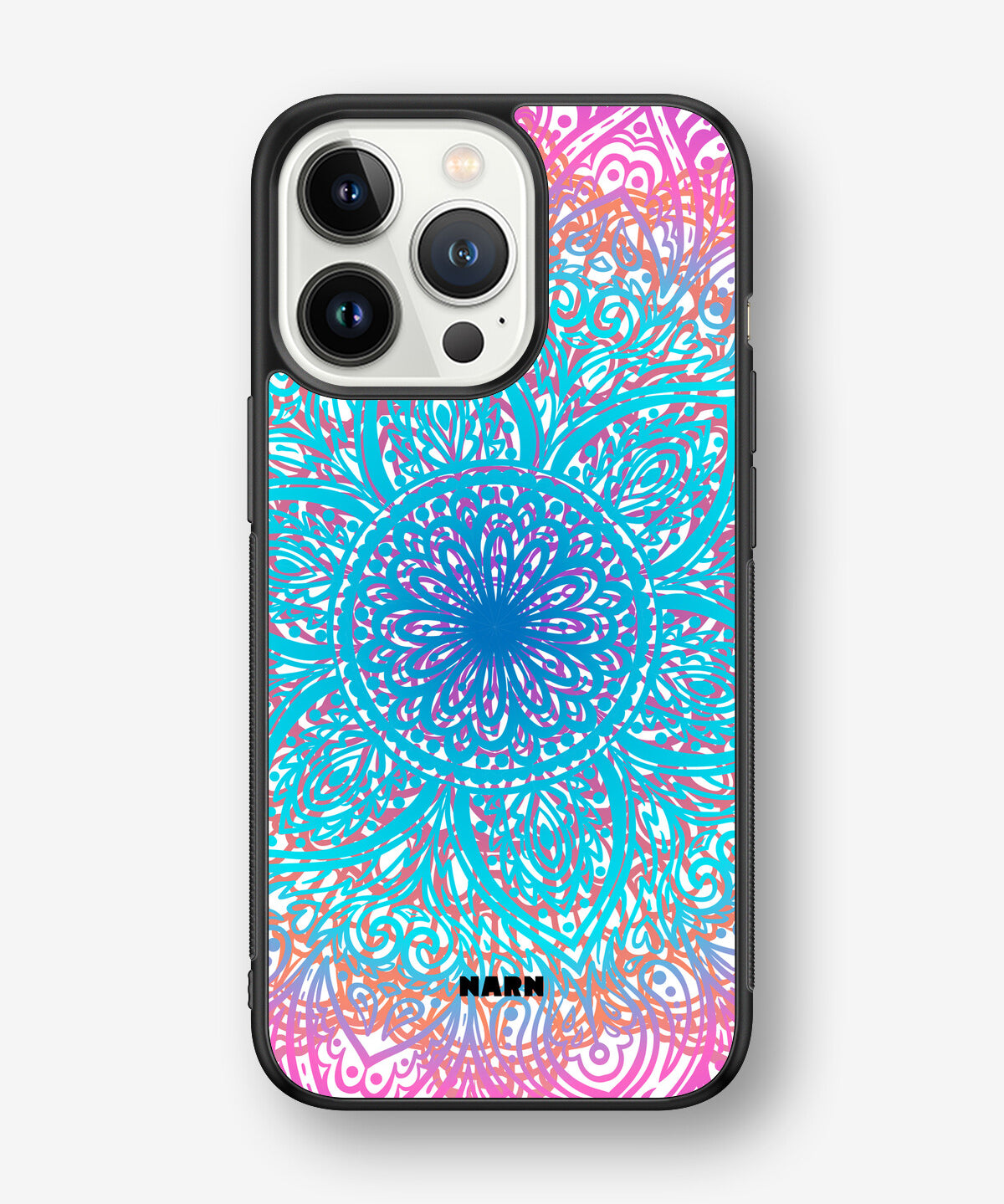 iPhone 13 Pro Hard Case – Pastel Mandala - View 1