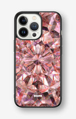 iPhone 13 Pro Hard Case – Pink Crystals - View 1