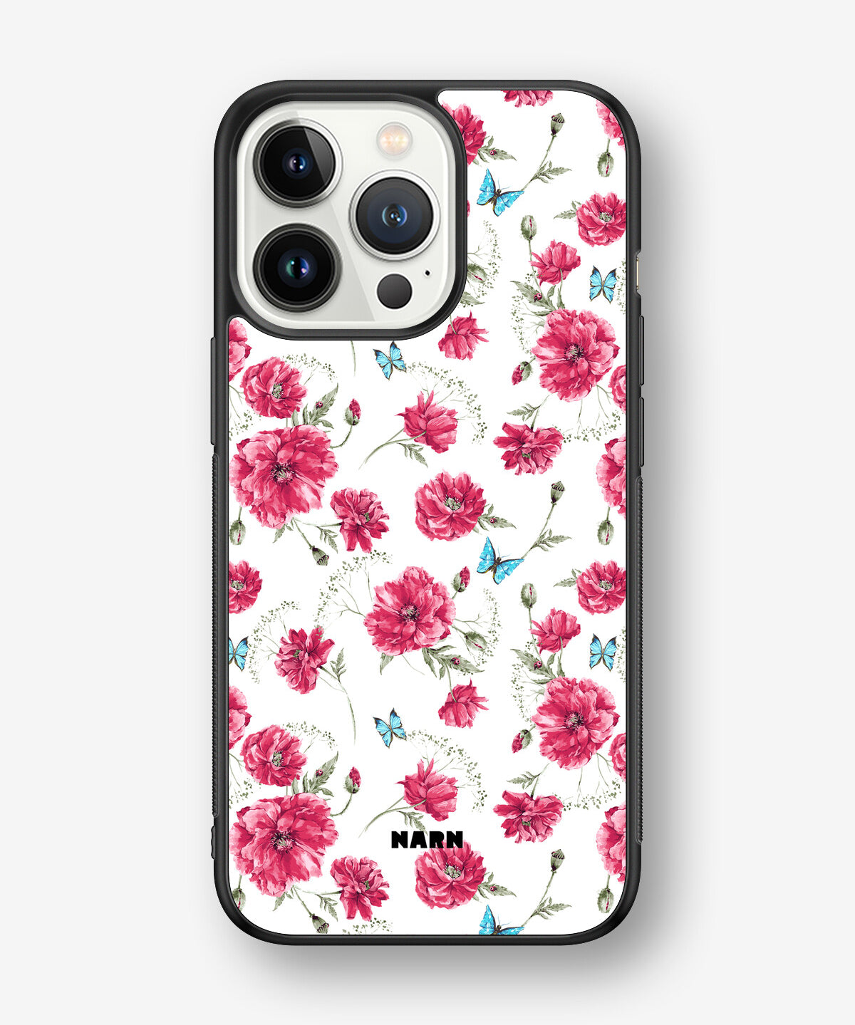 iPhone 13 Pro Hard Case – Poppies in Bloom - View 1
