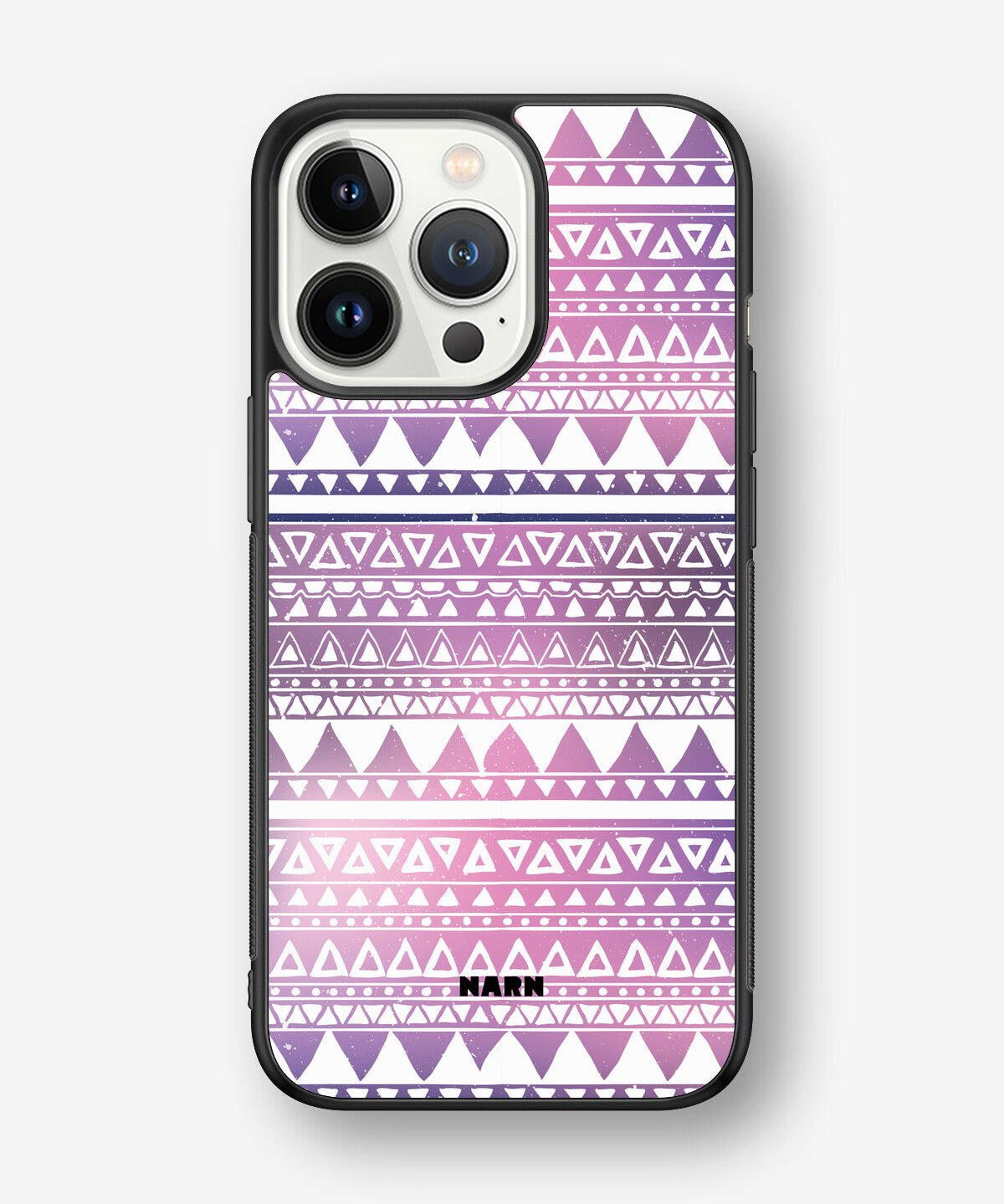 iPhone 13 Pro Hard Case – Purple Aztec - View 1