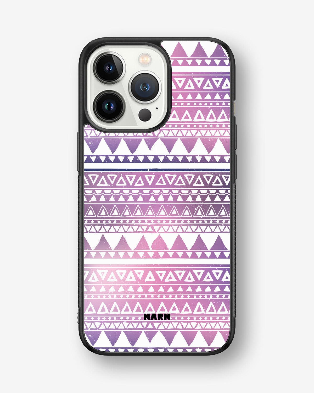 iPhone 13 Pro Hard Case – Purple Aztec - View 1