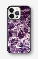 iPhone 13 Pro Hard Case – Purple Marble - View 1