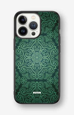 iPhone 13 Pro Hard Case – Retro Forest - View 1