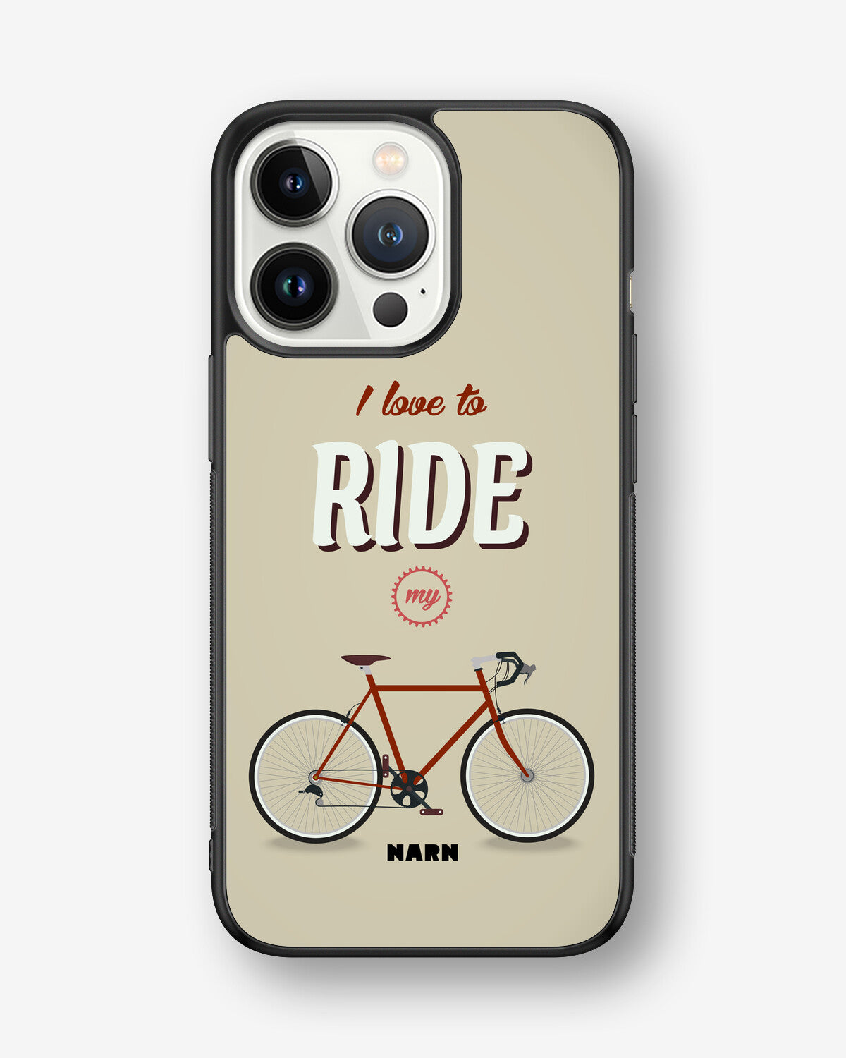 iPhone 13 Pro Hard Case – Ride My Bicycle - View 1