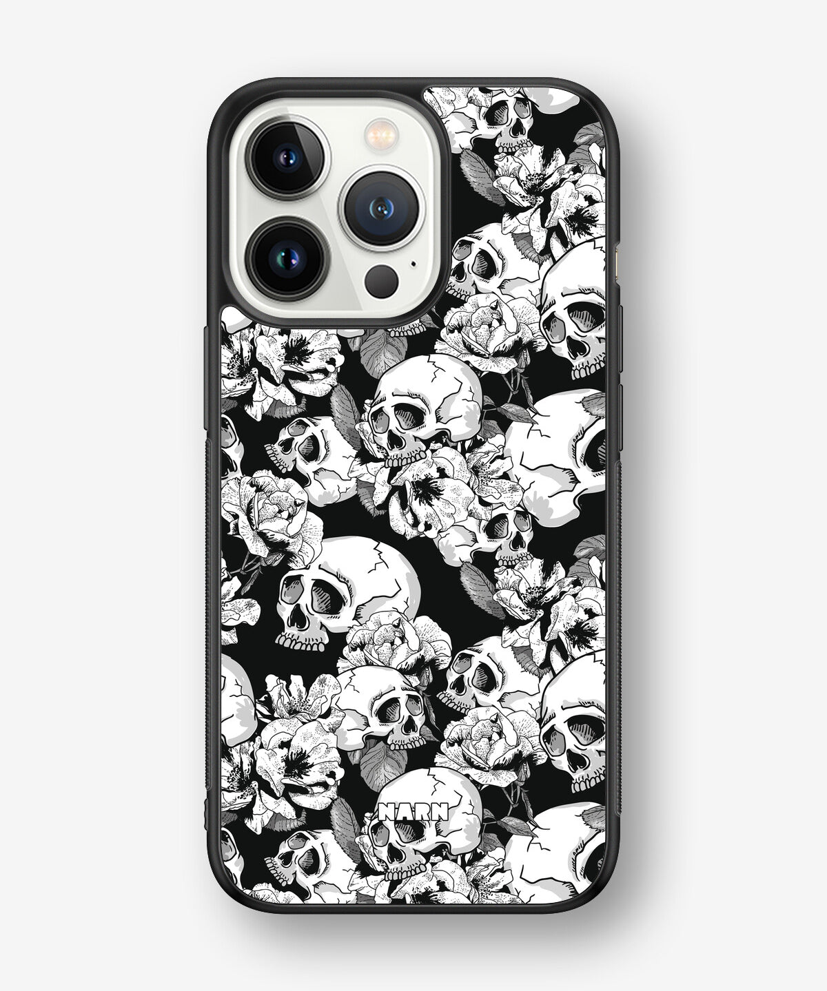 iPhone 13 Pro Hard Case – Skull Garden - View 1