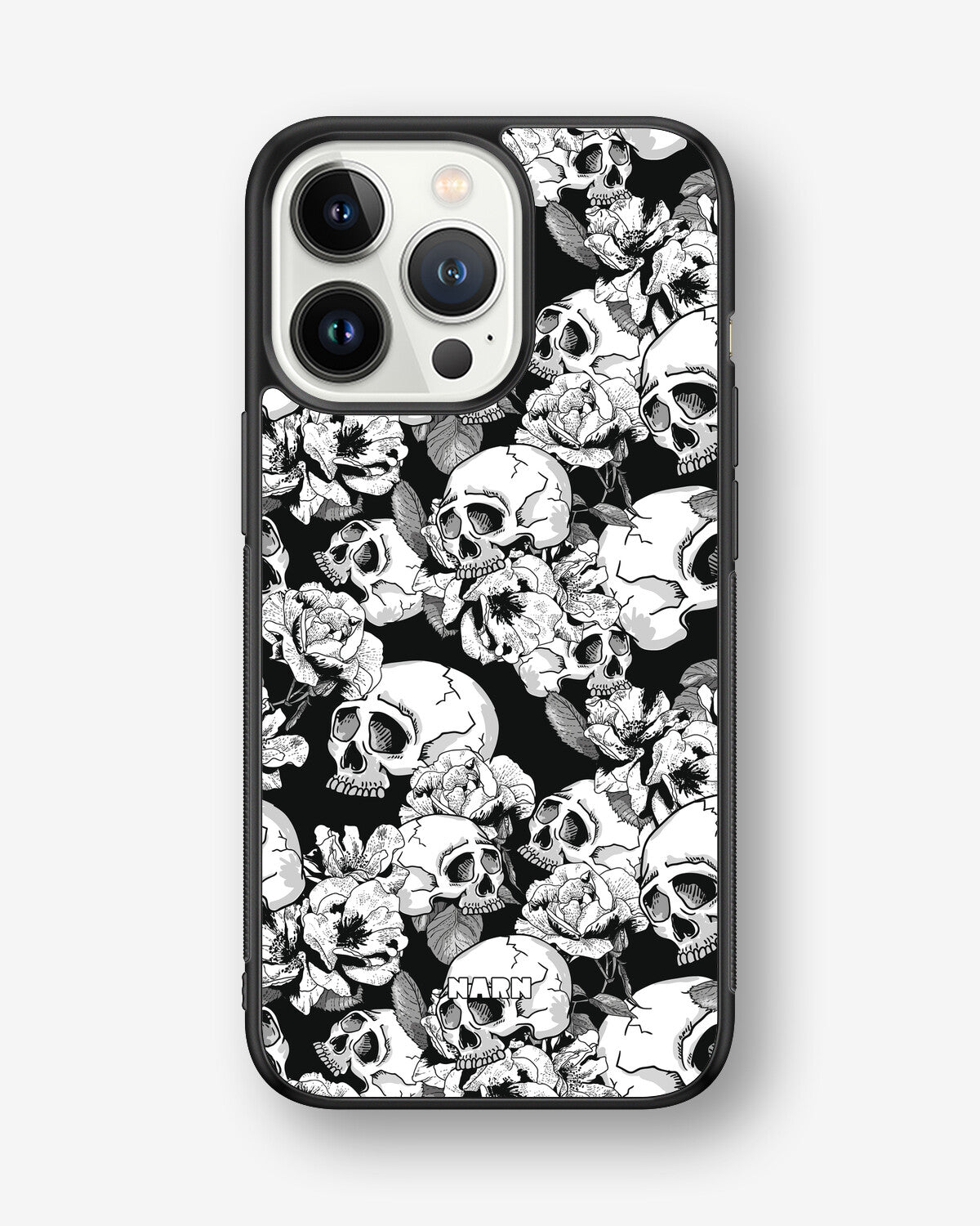 iPhone 13 Pro Hard Case – Skull Garden - View 1