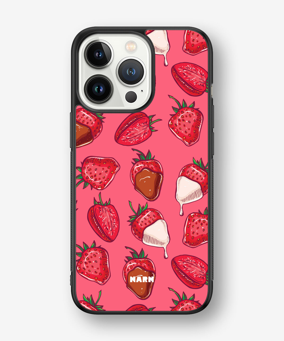 iPhone 13 Pro Hard Case – Strawberry Chocolate - View 1