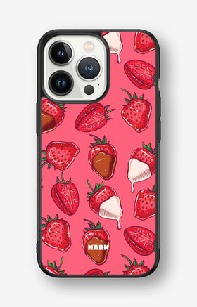 iPhone 13 Pro Hard Case – Strawberry Chocolate - View 1