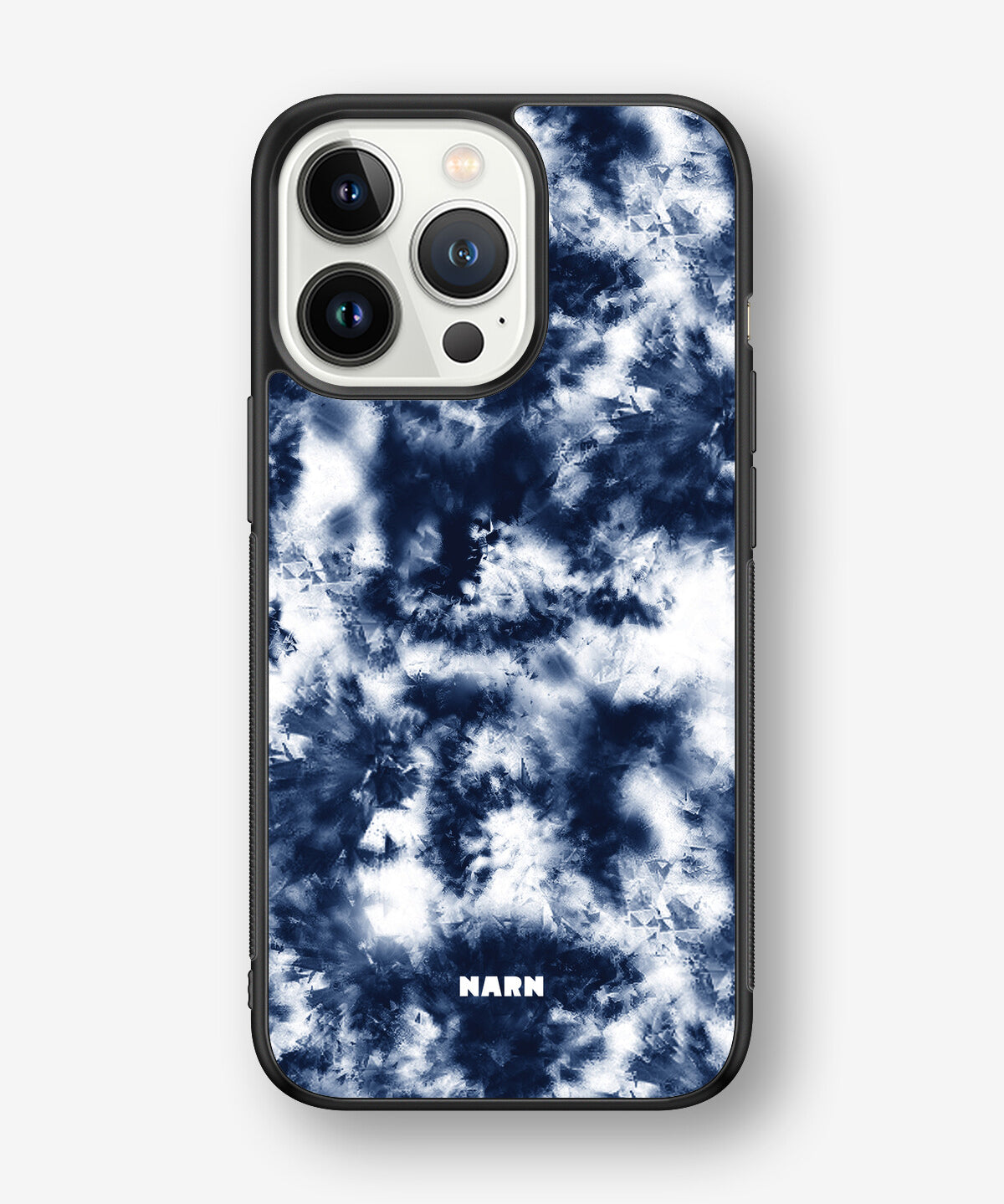 iPhone 13 Pro Hard Case – Tie Dye Blue - View 1