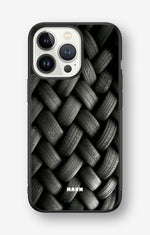 iPhone 13 Pro Hard Case – Tires Wall - View 1