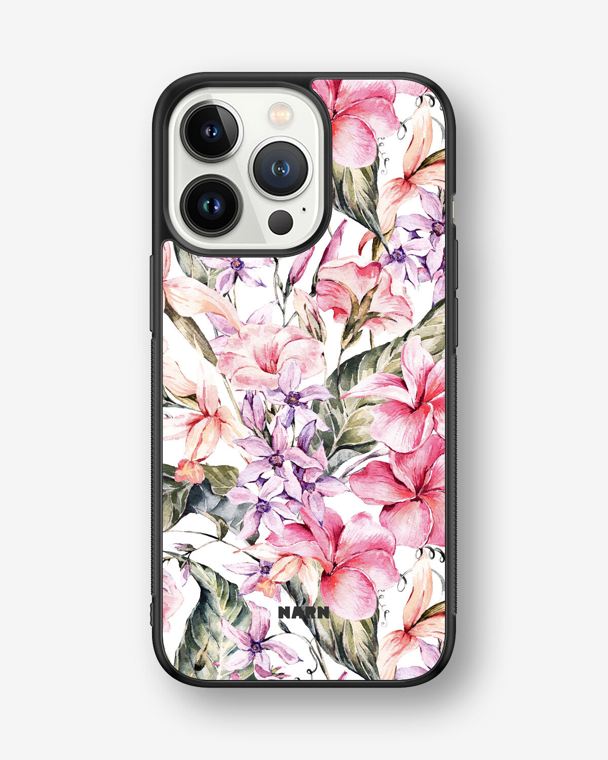 iPhone 13 Pro Hard Case – Watercolor Flowers - View 1