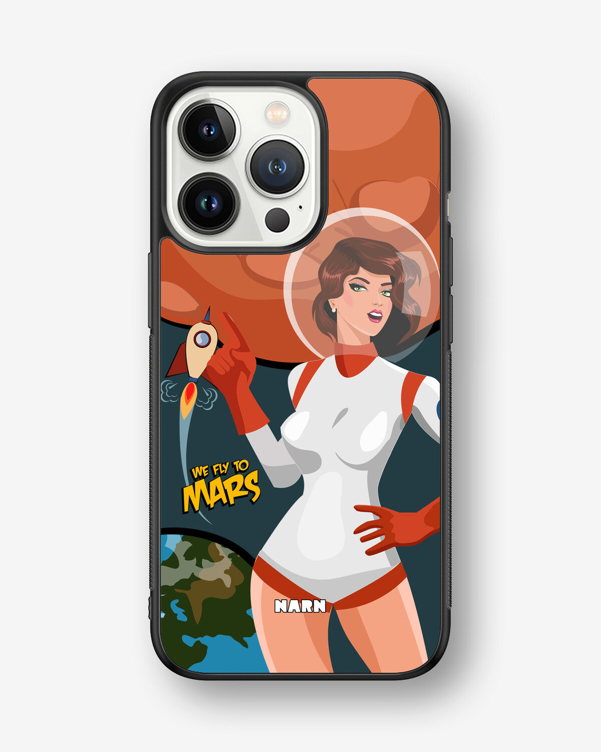 iPhone 13 Pro Hard Case – We Fly To Mars - View 1