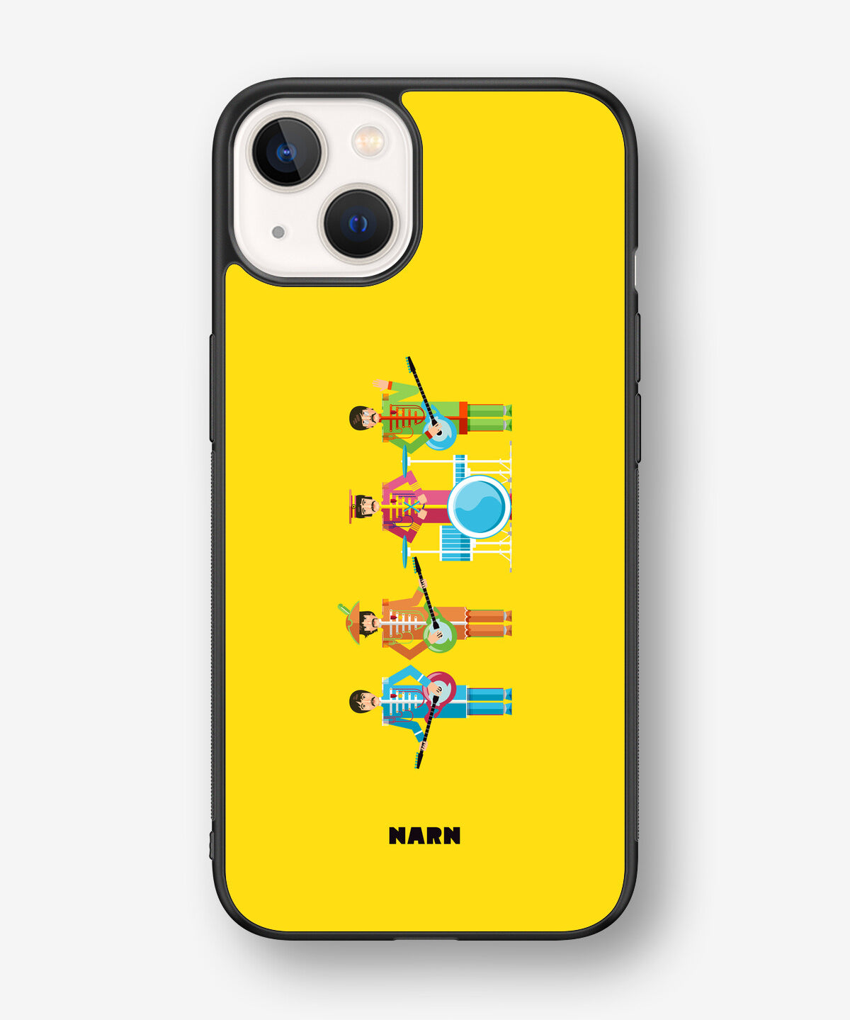 iPhone 13 Hard Case – Beatles Yellow - View 1