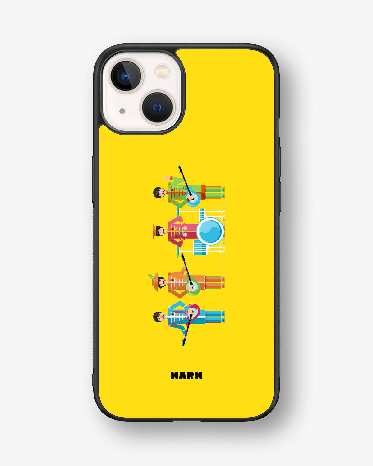 iPhone 13 Hard Case – Beatles Yellow - View 1