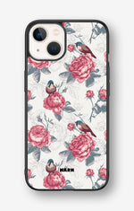 iPhone 13 Hard Case – Birds Among Roses - View 1