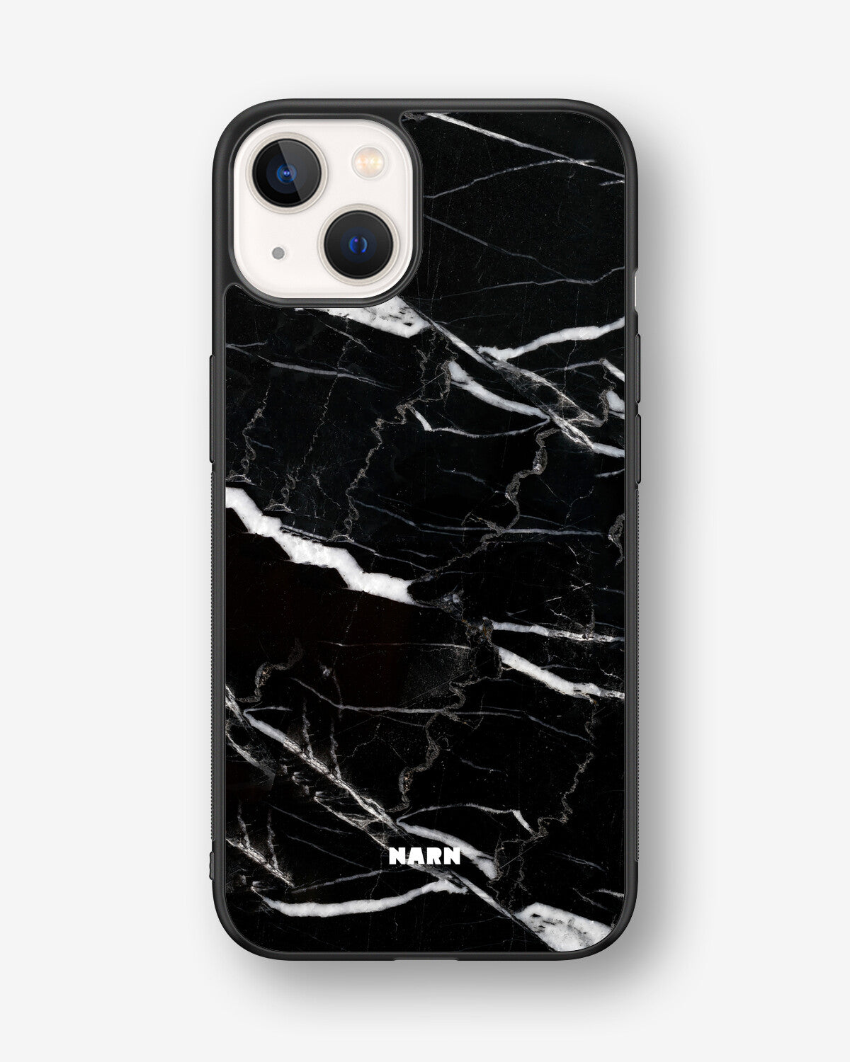 iPhone 13 Hard Case – Black Marble - View 1