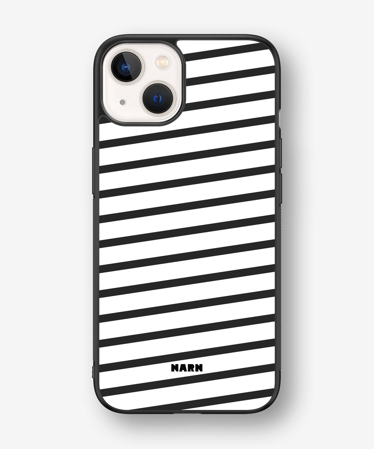iPhone 13 Hard Case – Black Stripes - View 1
