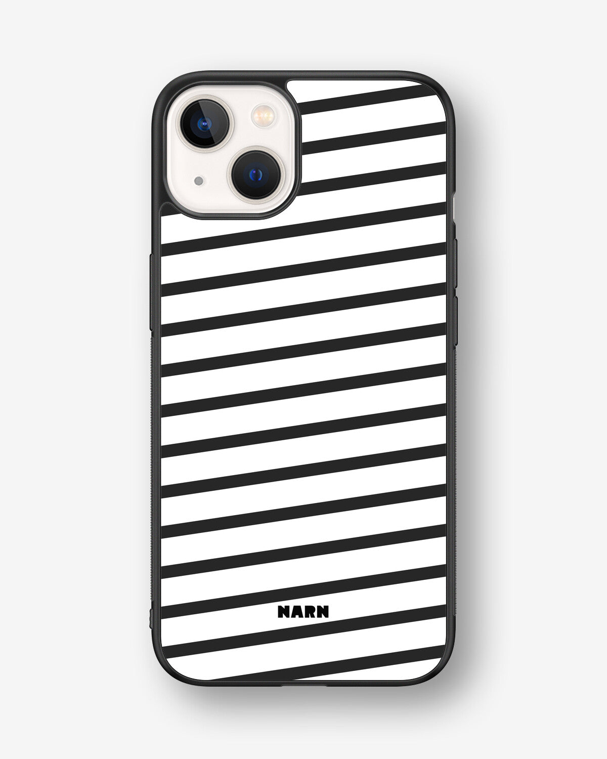 iPhone 13 Hard Case – Black Stripes - View 1