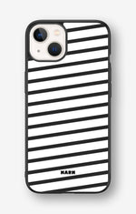iPhone 13 Hard Case – Black Stripes - View 1