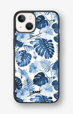 iPhone 13 Hard Case – Blue Tropics - View 1