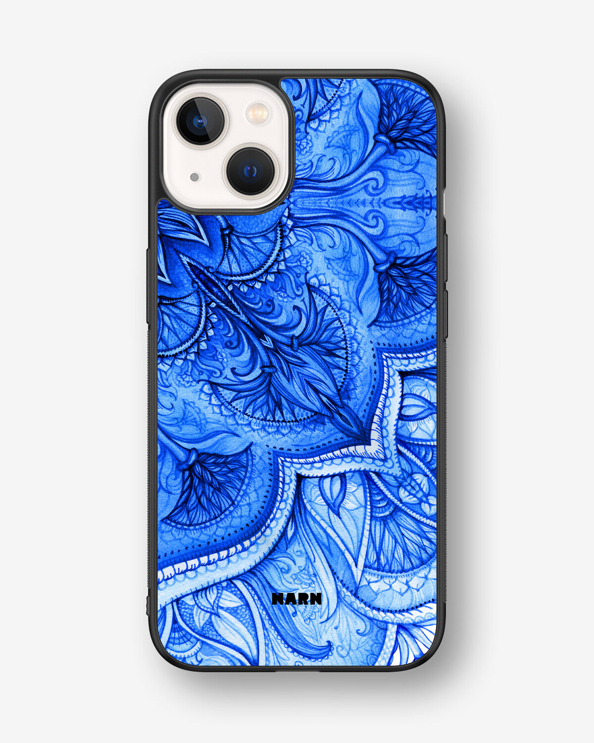 iPhone 13 Hard Case – Blue Vintage - View 1
