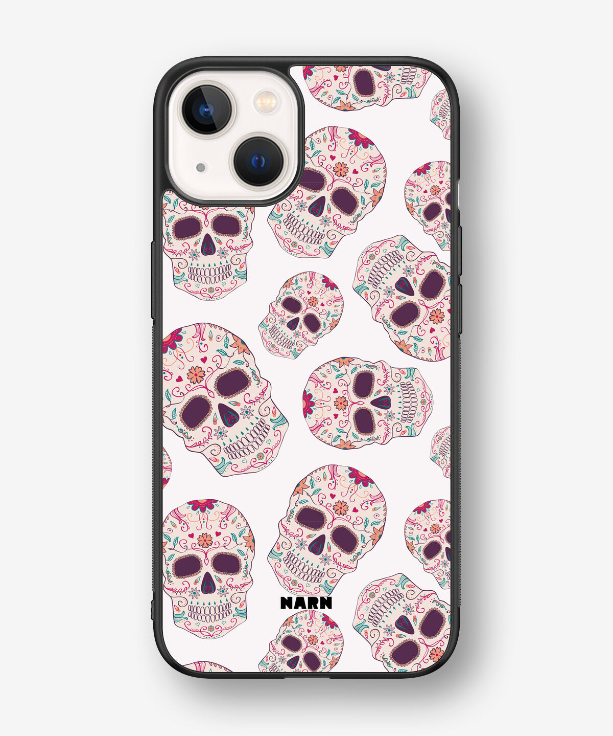 iPhone 13 Hard Case – Calavera Skulls - View 1