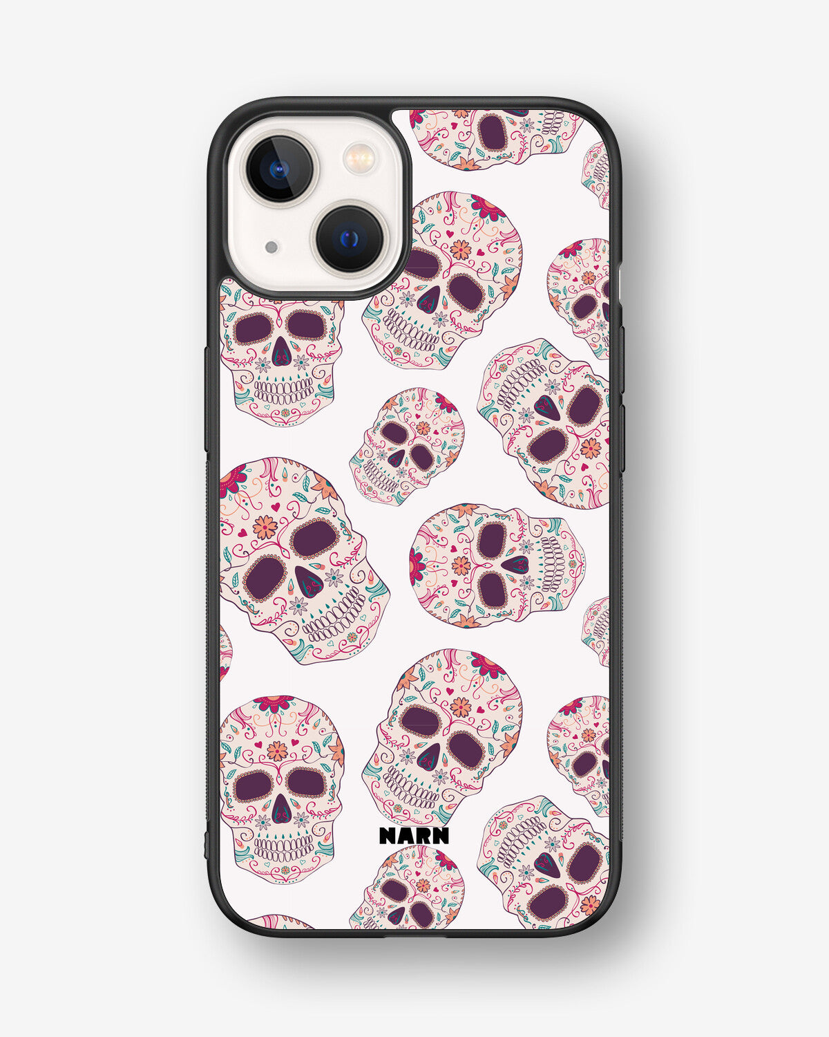 iPhone 13 Hard Case – Calavera Skulls - View 1