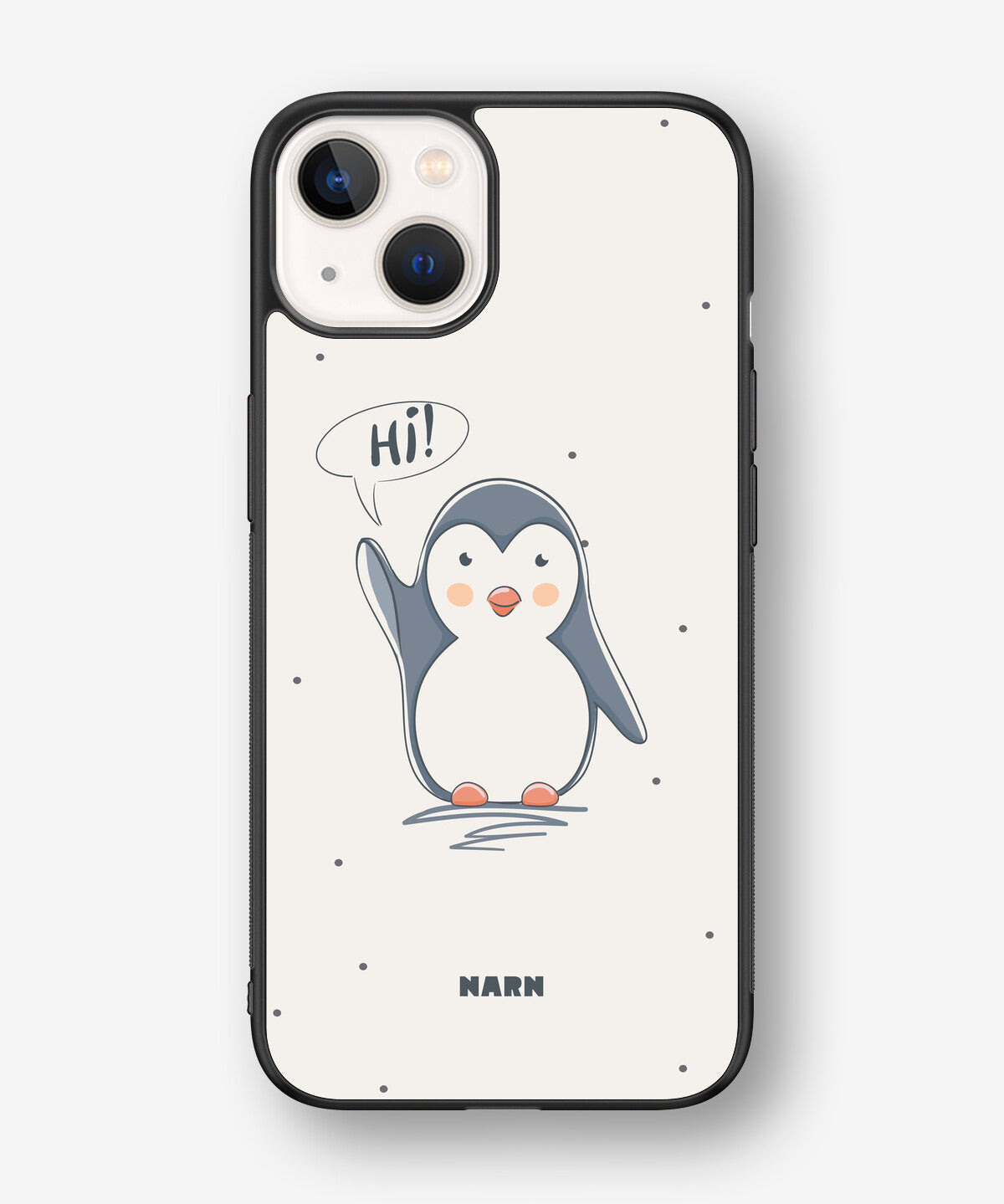 iPhone 13 Hard Case – Cute Penguin - View 1