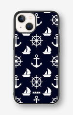 iPhone 13 Hard Case – Deep Blue Voyage - View 1