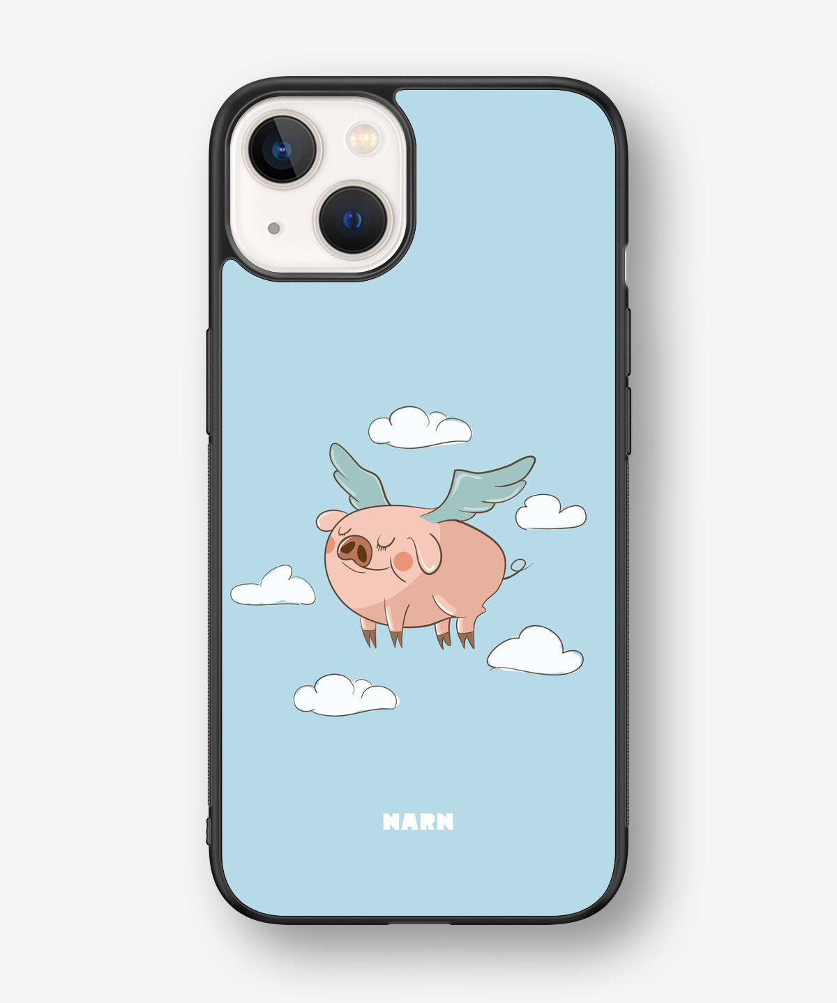 iPhone 13 Hard Case – Dreamy Pig - View 1