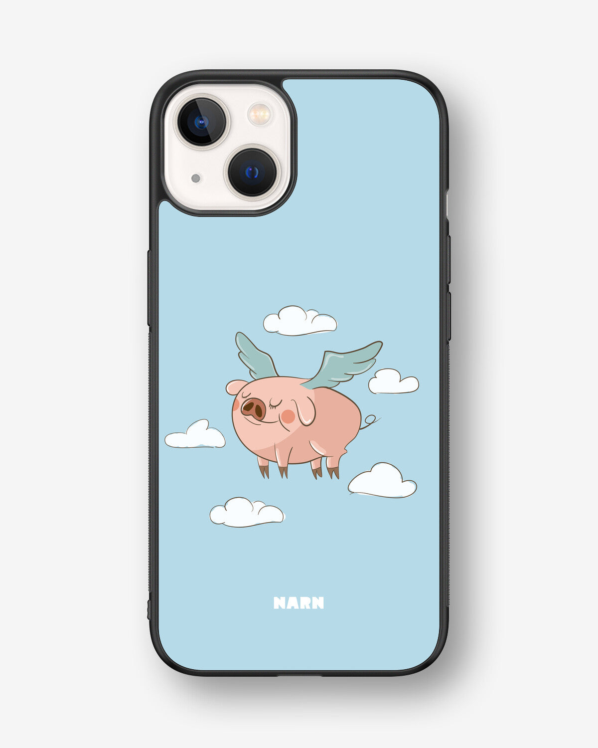 iPhone 13 Hard Case – Dreamy Pig - View 1