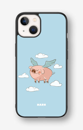 iPhone 13 Hard Case – Dreamy Pig - View 1