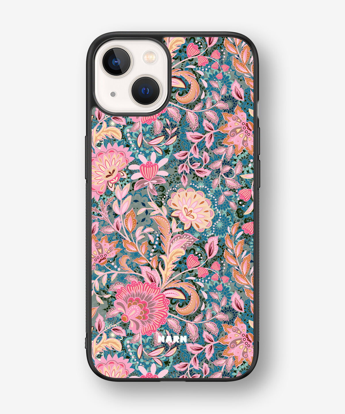 iPhone 13 Hard Case – Fantasy Flowers - View 1