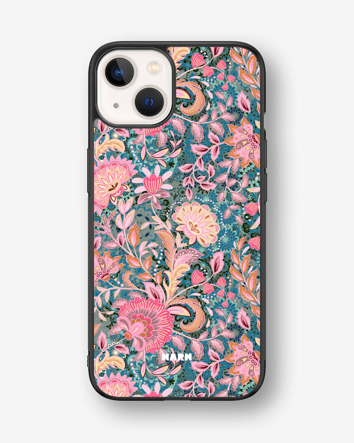 iPhone 13 Hard Case – Fantasy Flowers - View 1